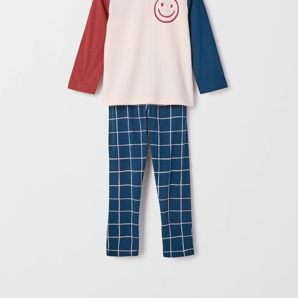 Australian Cotton Blend Younger Boys Knit Pyjama Set
