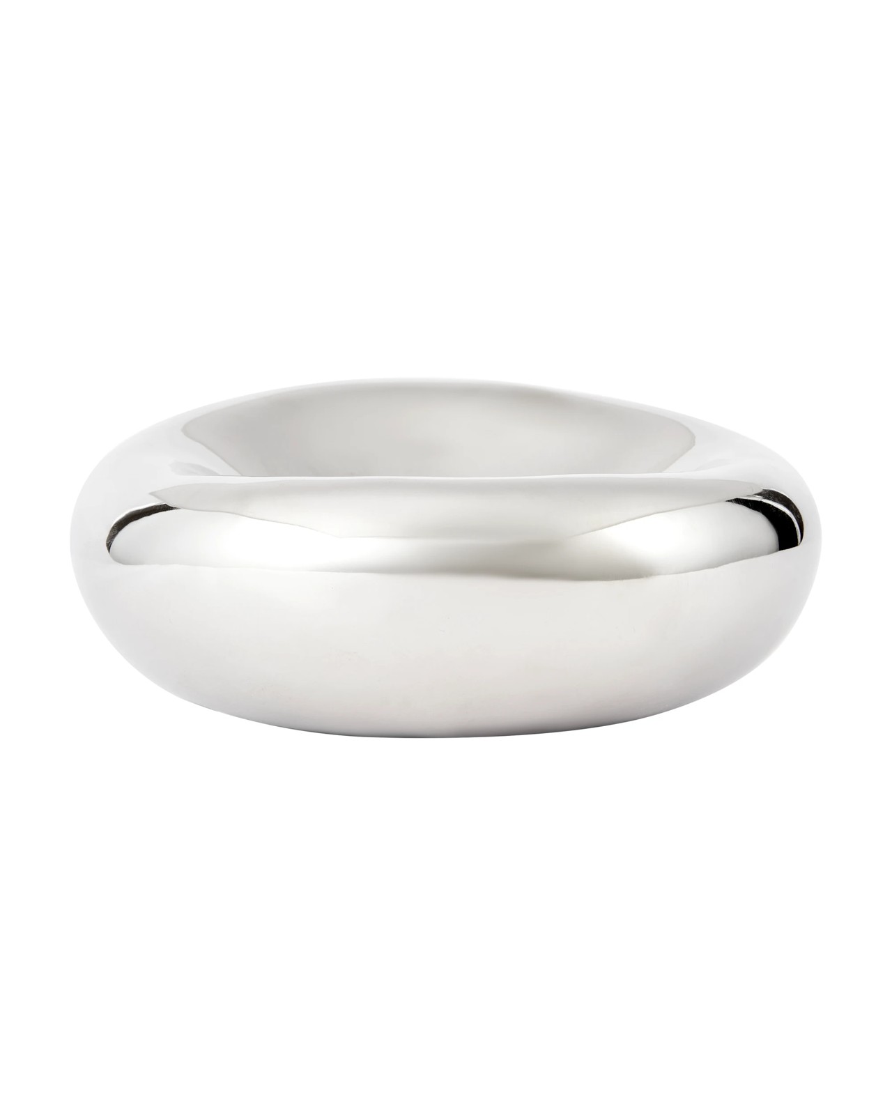 Anko Chrome Look Decor Bowl 2 of 5