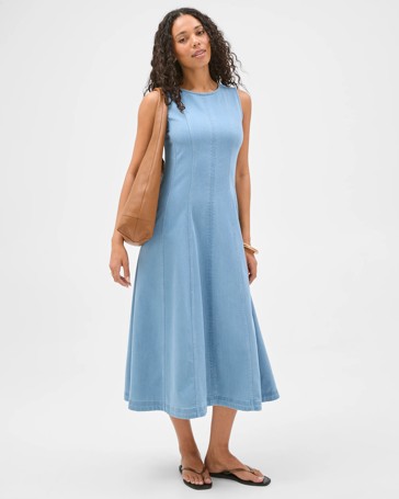 Denim Maxi Dress