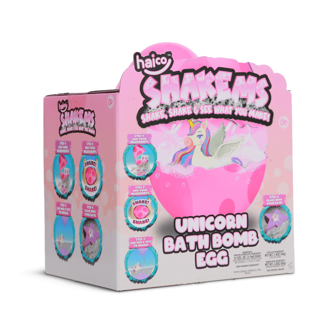 Shakems Surprise Unicorn Bath Bomb Egg Target Australia