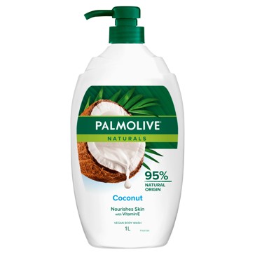 Palmolive Naturals Vegan Body Wash 1L - Coconut