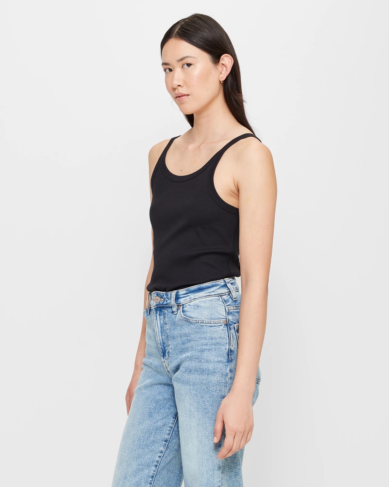 Australian Cotton Rib Cami - Black | Target Australia