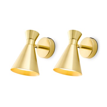 Anko 2 Pack Goldie Rechargeable Wall Sconce