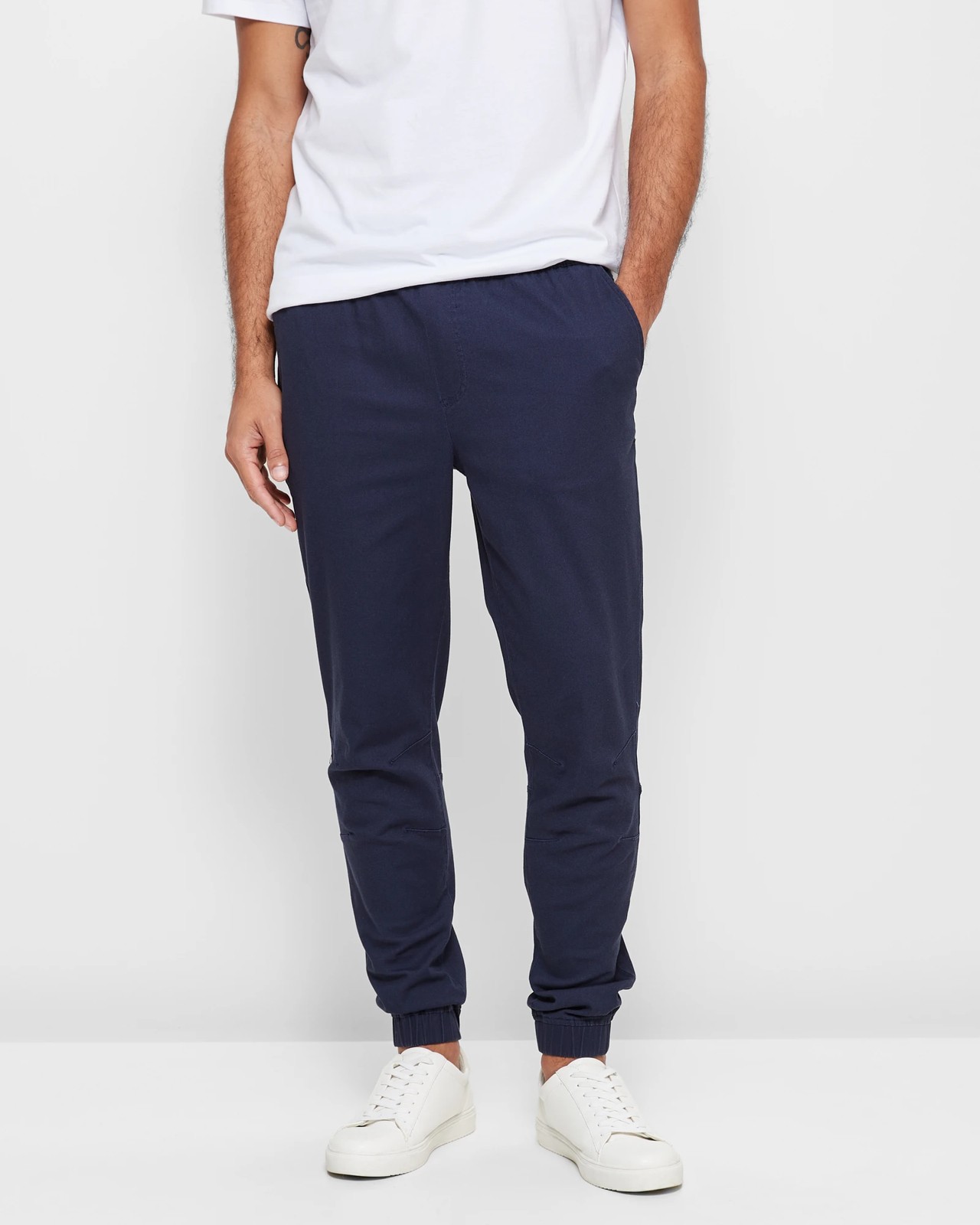 Woven Jogger Pants - Navy Blue