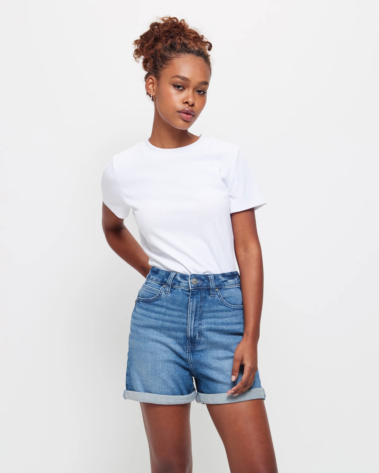 Petites Denim Shorts - Dannii Minogue | Target Australia