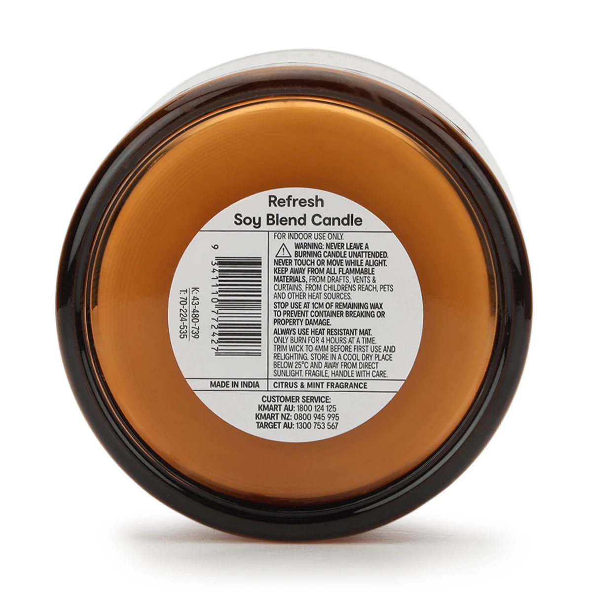 Refresh Soy Blend Candle - Anko 5 of 5