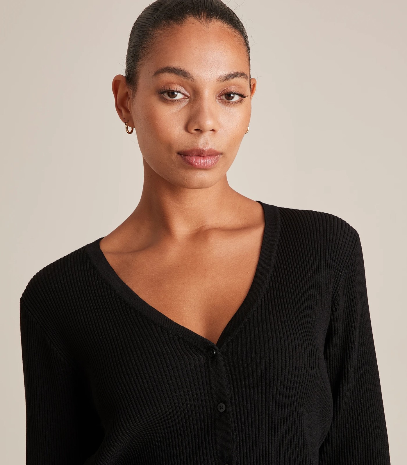 V-Neck Cardigan - Preview - Black | Target Australia