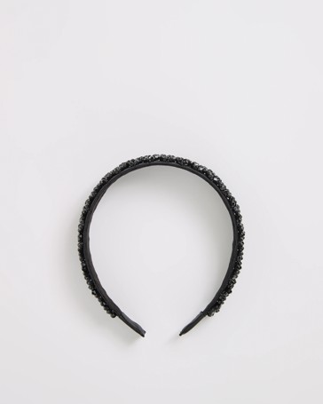 Wide Beaded Headband