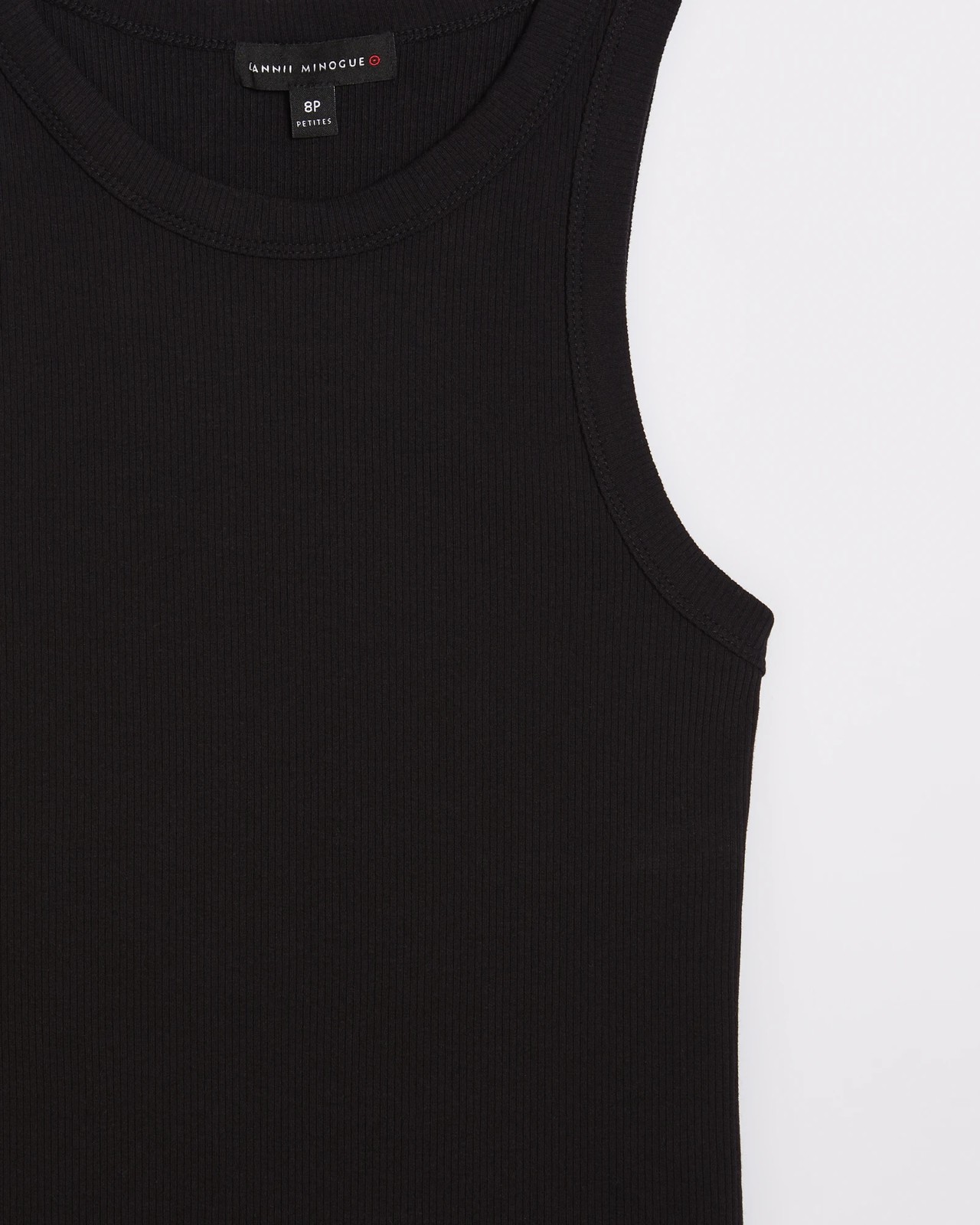 Petites Rib Racer Tank Top - Dannii Minogue - Black | Target Australia