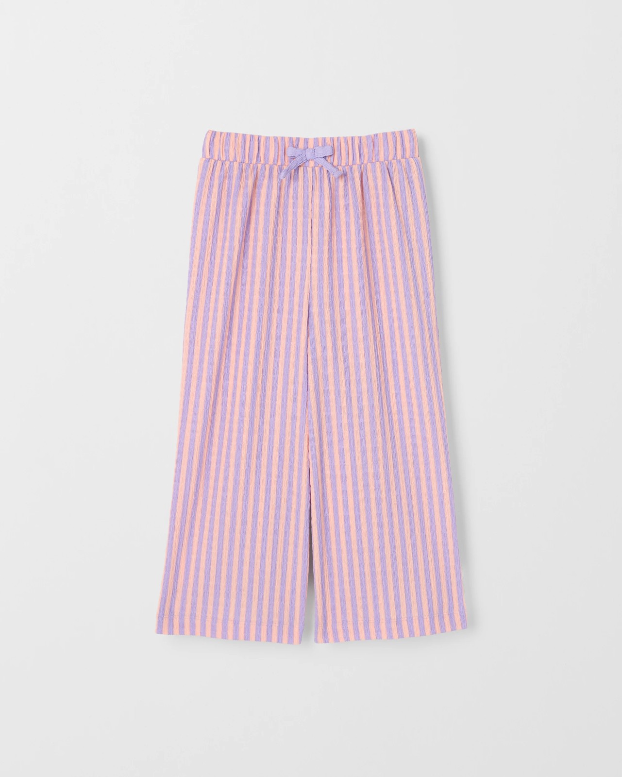 Crinkle Wide Leg Pants - Pink/Purple Stripe 5 of 6