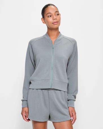 Active Studio Lounge Zip Through Jacket