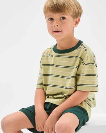 Australian Cotton T-Shirt and Shorts 2 Piece Set