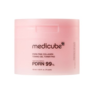 Medicube PDRN Pink Collagen Toning Gel Toner Pad 120ml