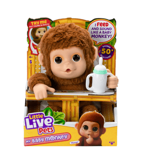 Little Live Pets My Baby Monkey Plush