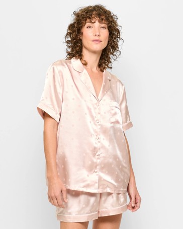Short Satin Pyjama Set