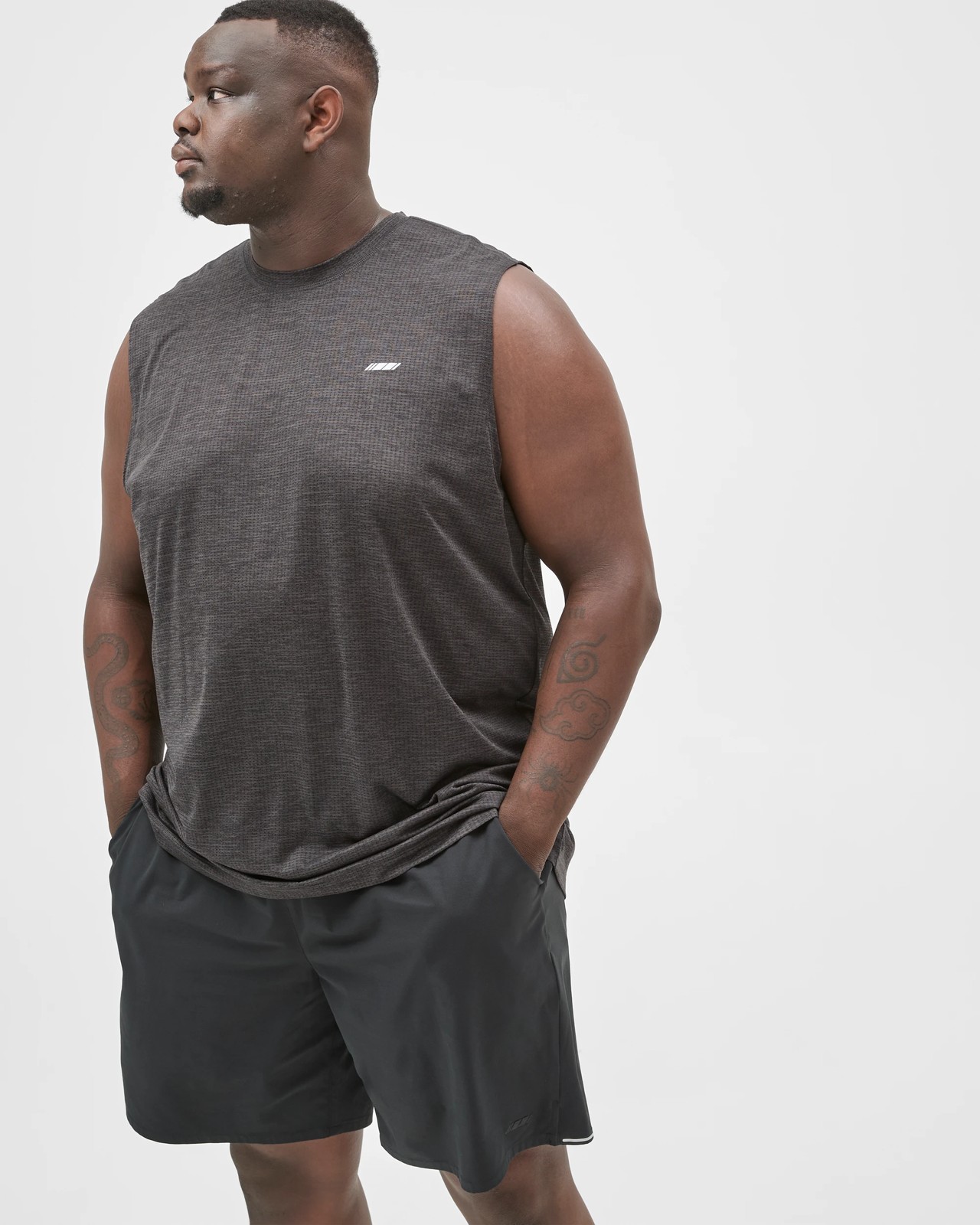 Plus Size Active Tank Top - Black 4 of 6
