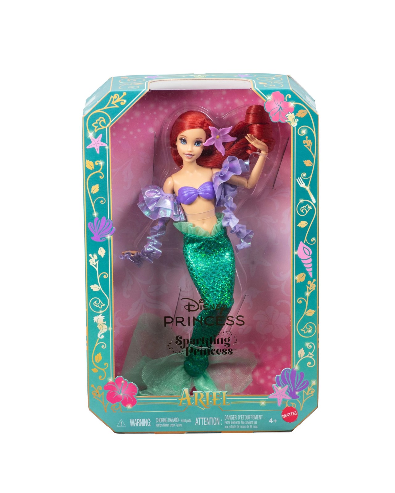 Disney Princess Sparkling Princess Series Mermaid Ariel Fashion Doll 3 of 6