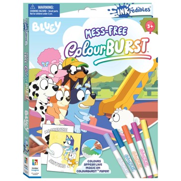 INKredibles Bluey Mess-Free ColourBurst Activity Kit - Book