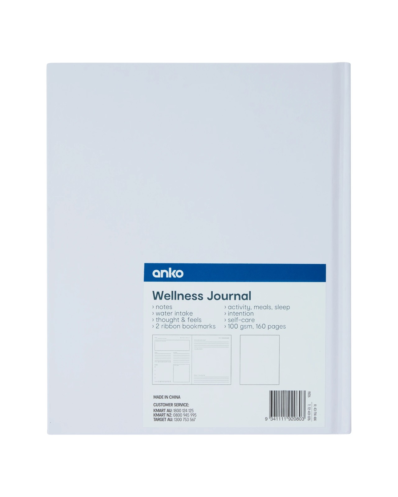 Anko Journal Wellness 100gsm 160 Pages 5 of 5