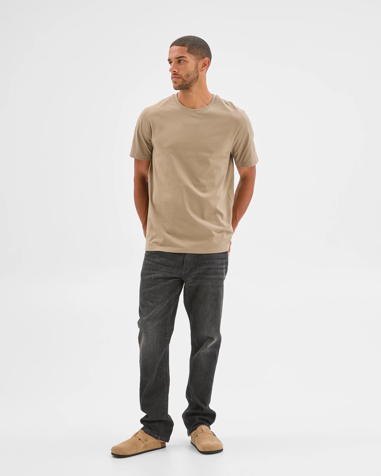 Australian Cotton T-Shirt - Mushroom 2 of 6