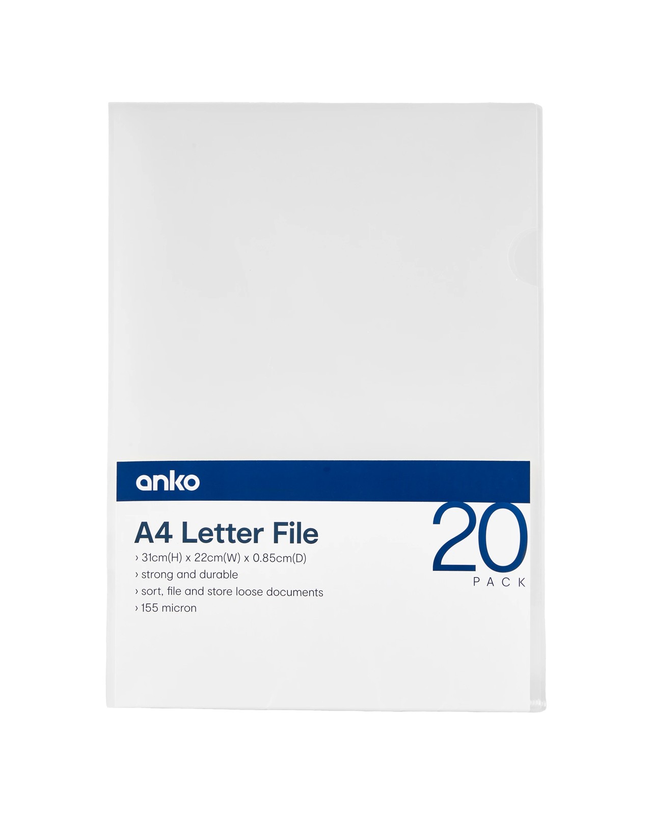 Anko 20 Pack A4 Letter File 4 of 4
