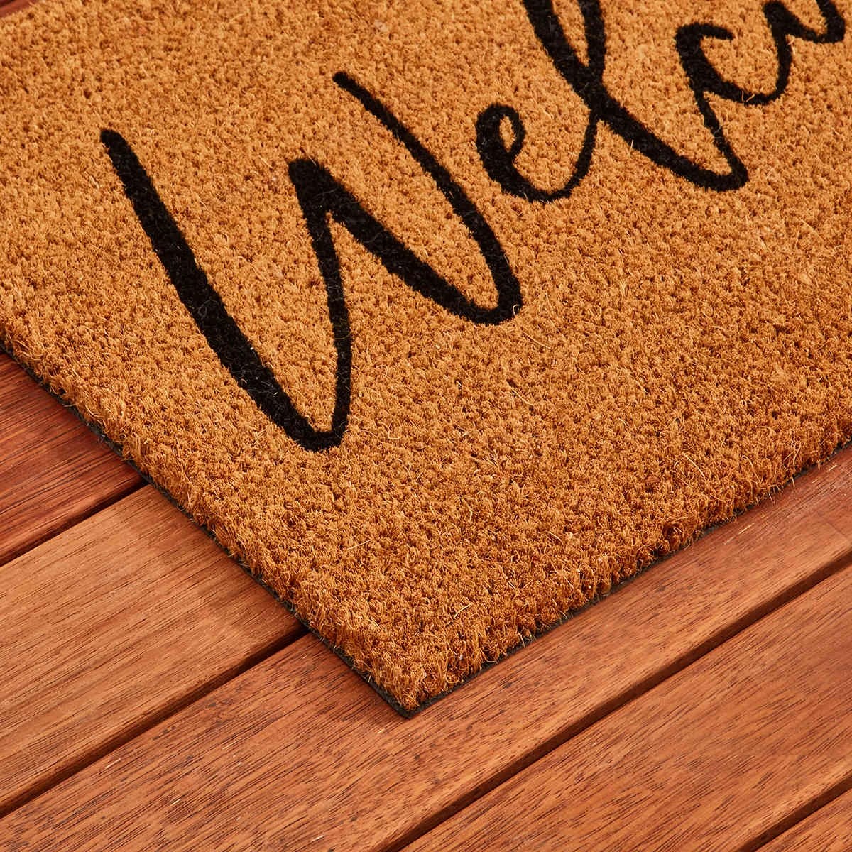 Welcome Coir Door Mat - Anko 2 of 5