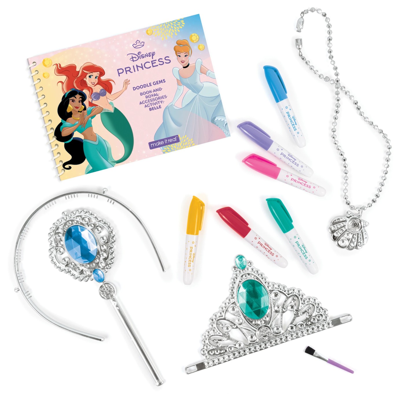 Doodle Gems Disney Princess Book with Royal Accessories 3 of 6