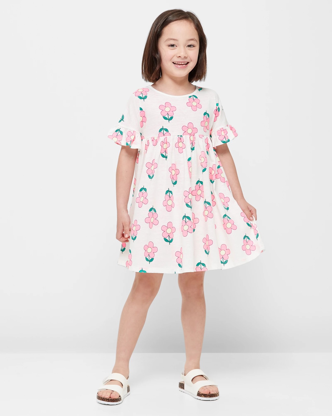 Babydoll Dress - Neon Daisy | Target Australia