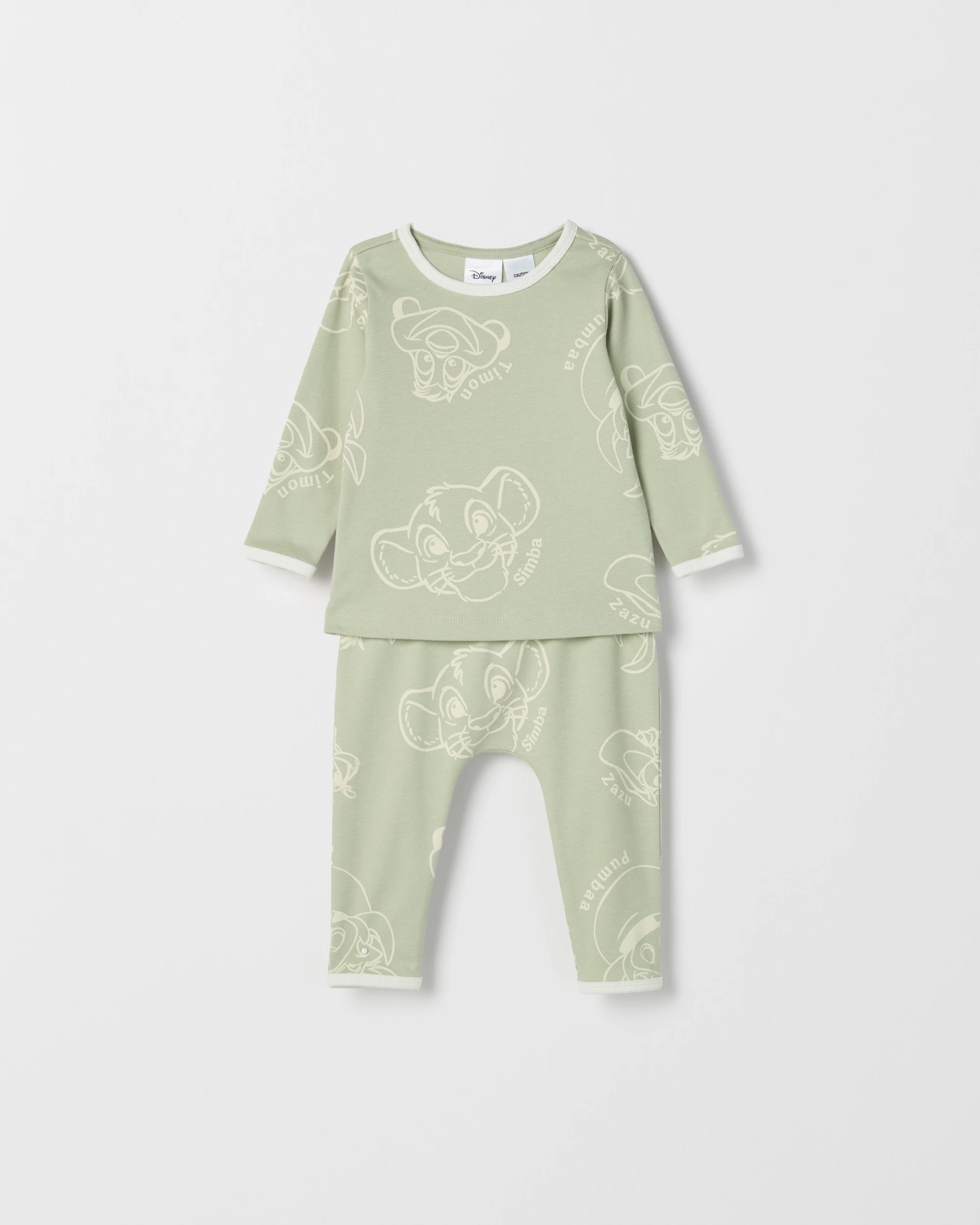 Disney Lion King Organic Cotton 2 Pack Baby Knit Pyjama Set 3 of 5