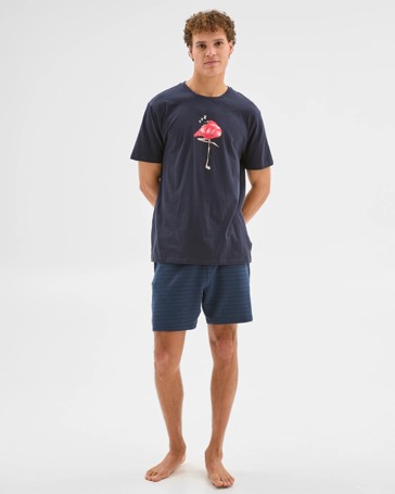 Australian Cotton Print Jersey Sleep T-Shirt - Maxx
