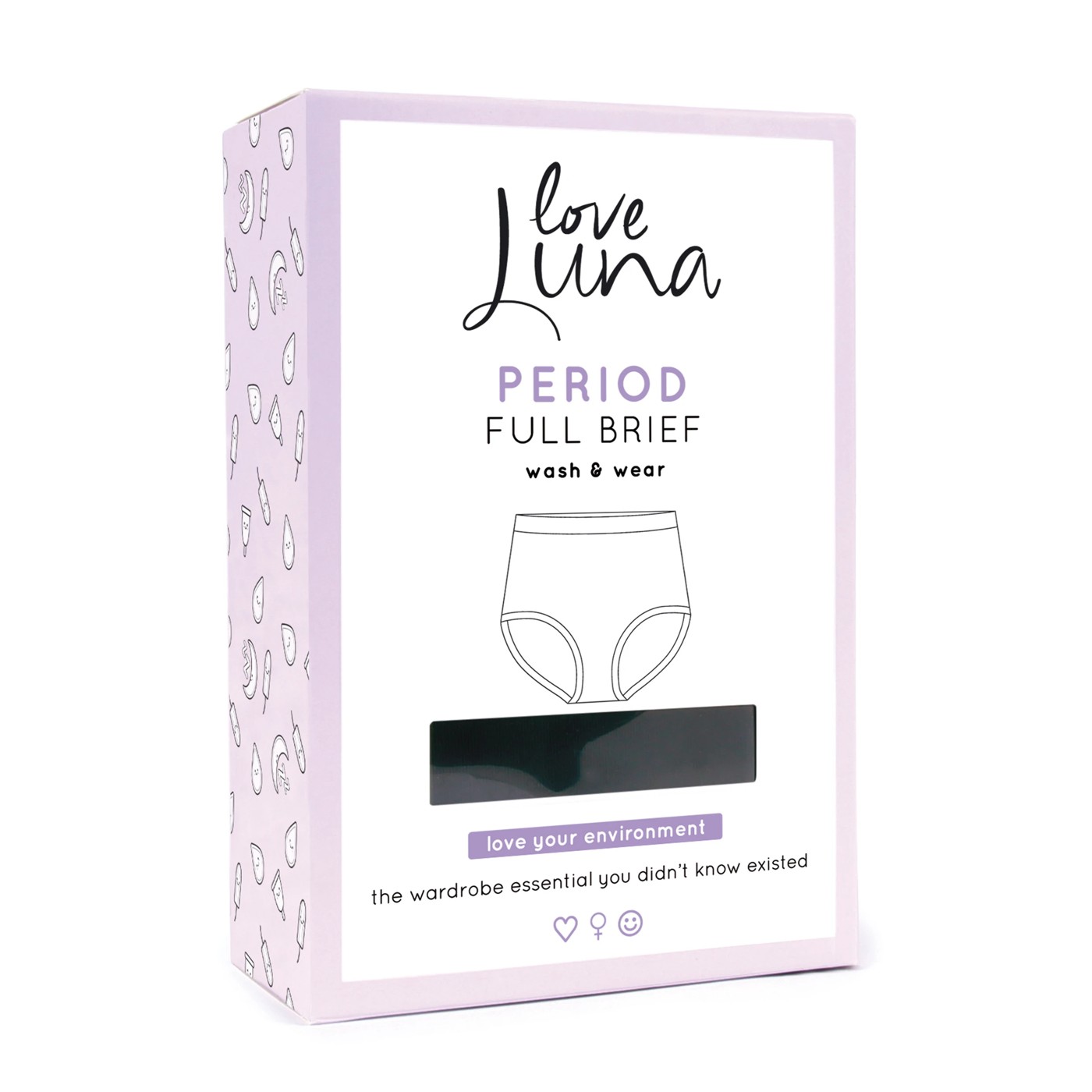 Love Luna Period Full Briefs; Style: LLUWPBFB 5 of 5
