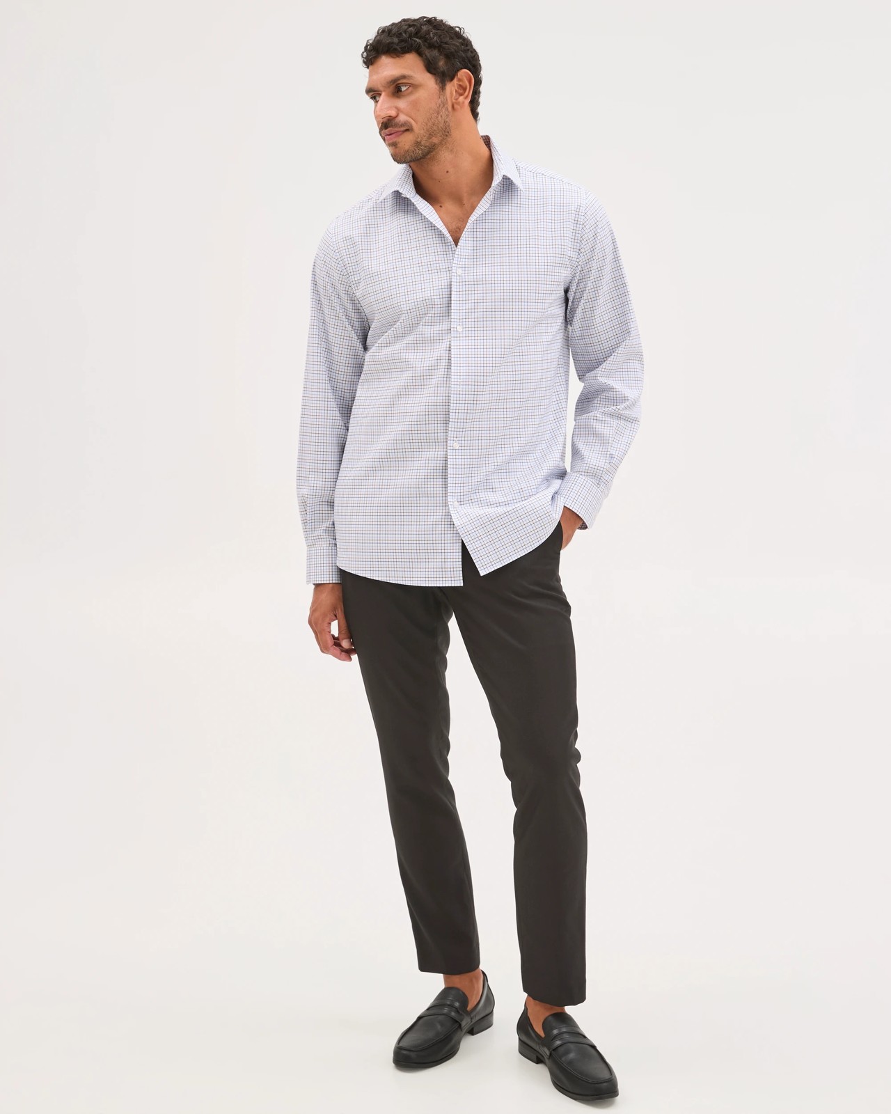 Preview Australian Cotton Tattersal Business Shirt 2 of 6