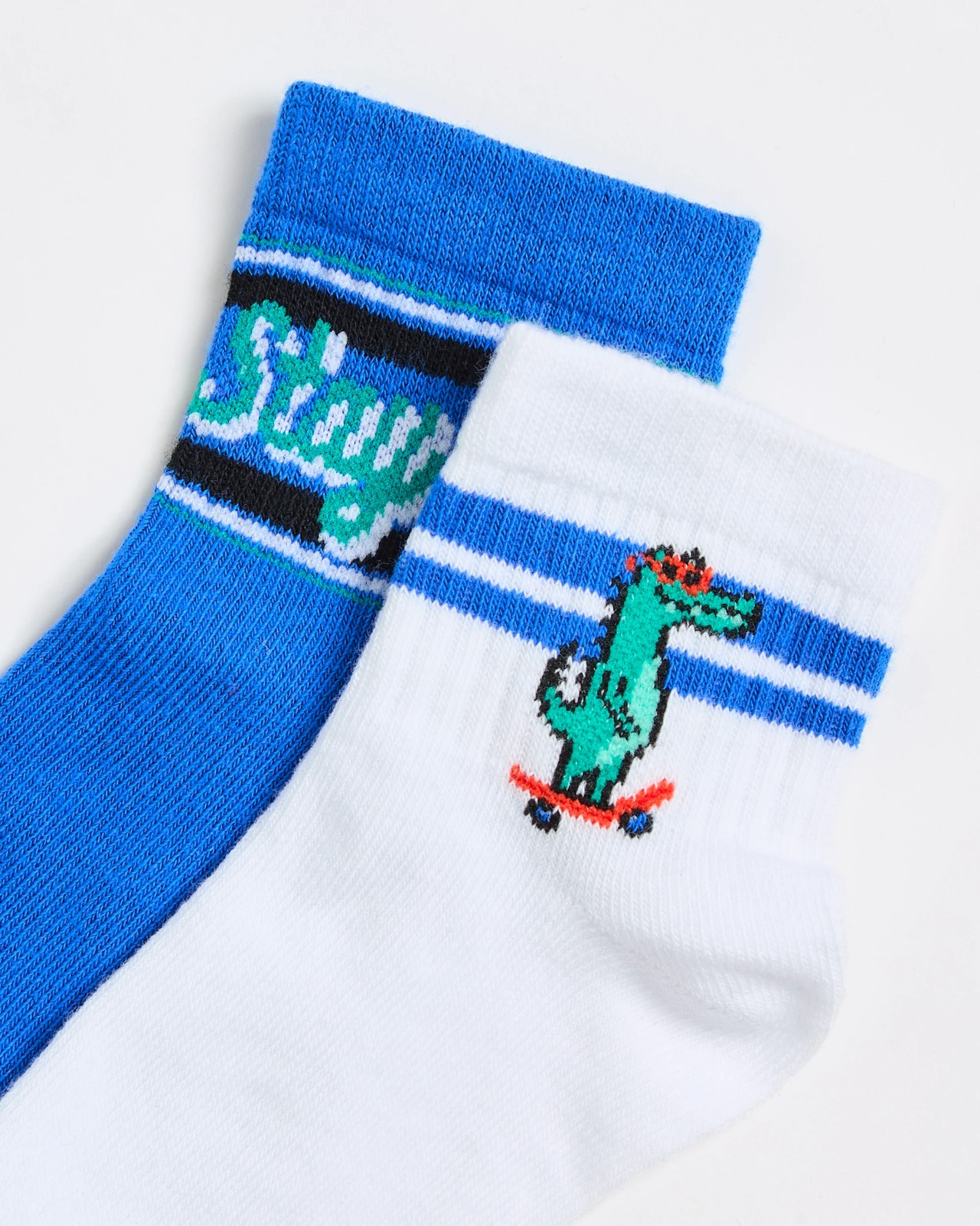 Maxx 2 Pack Kids Casual Quarter Crew Socks 2 of 3