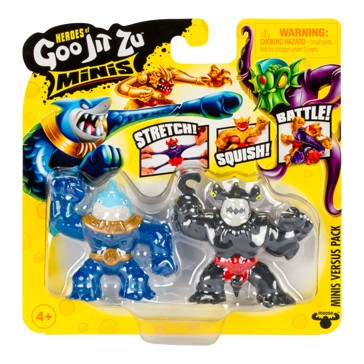 Heroes of Goo Jit Zu Minis Versus Pack Stretch! - Assorted*