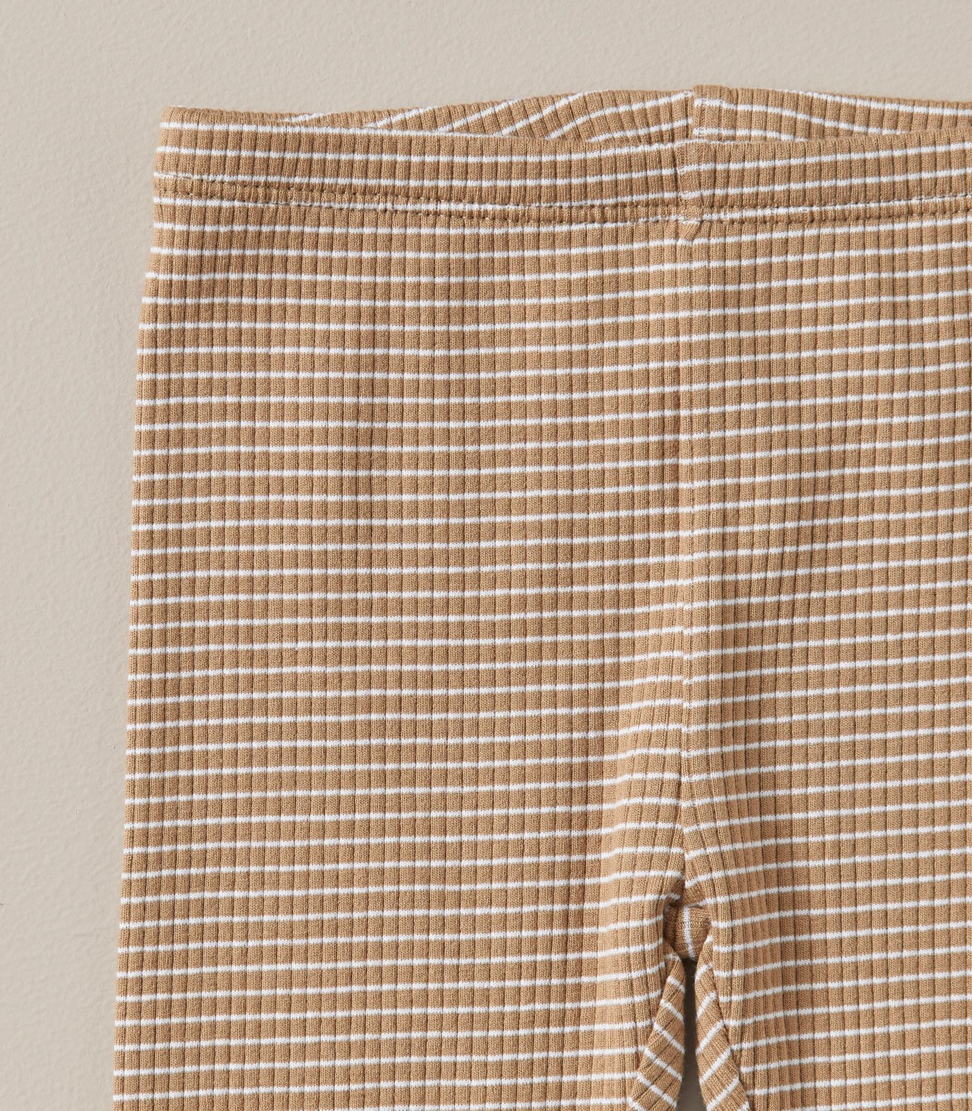 Baby Organic Cotton Rib Stripe Leggings 6 of 6
