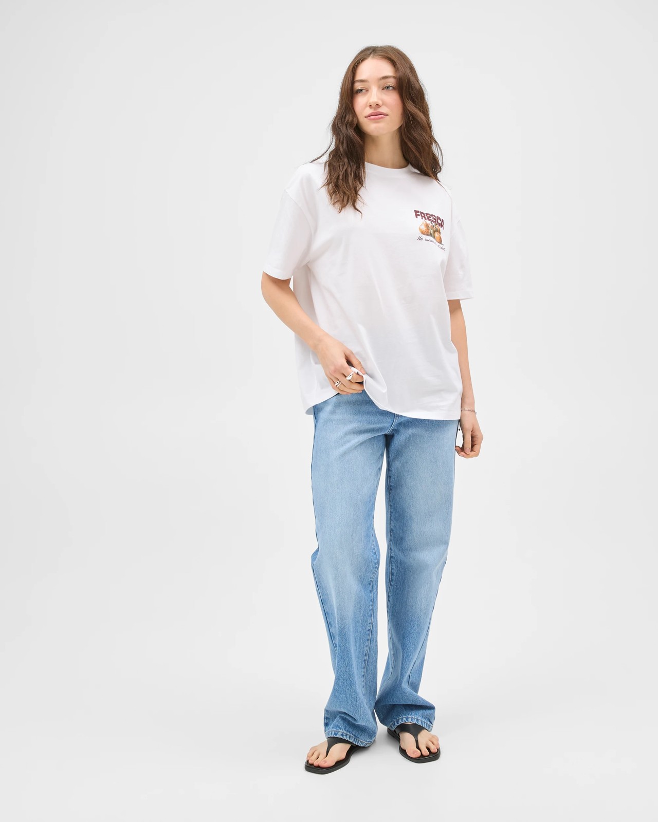  Lily Loves Australian Cotton Oversized Boyfriend T-Shirt 3 of 5