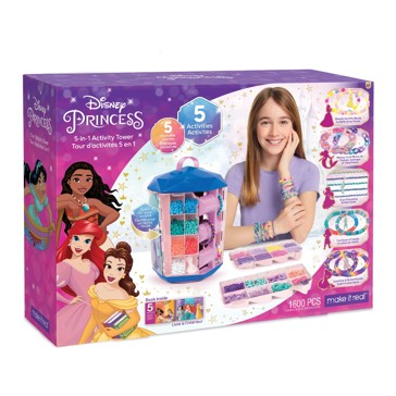 Make It Real Disney Princess 5 In 1 Activity Tower