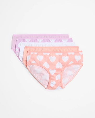 Girls Essential Brief 5 Pack