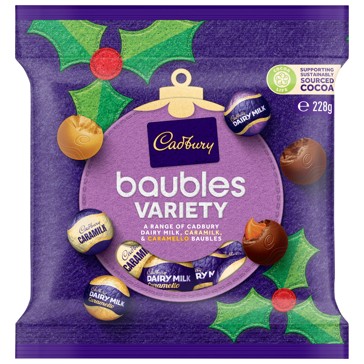 Cadbury Baubles Variety Pack 228g