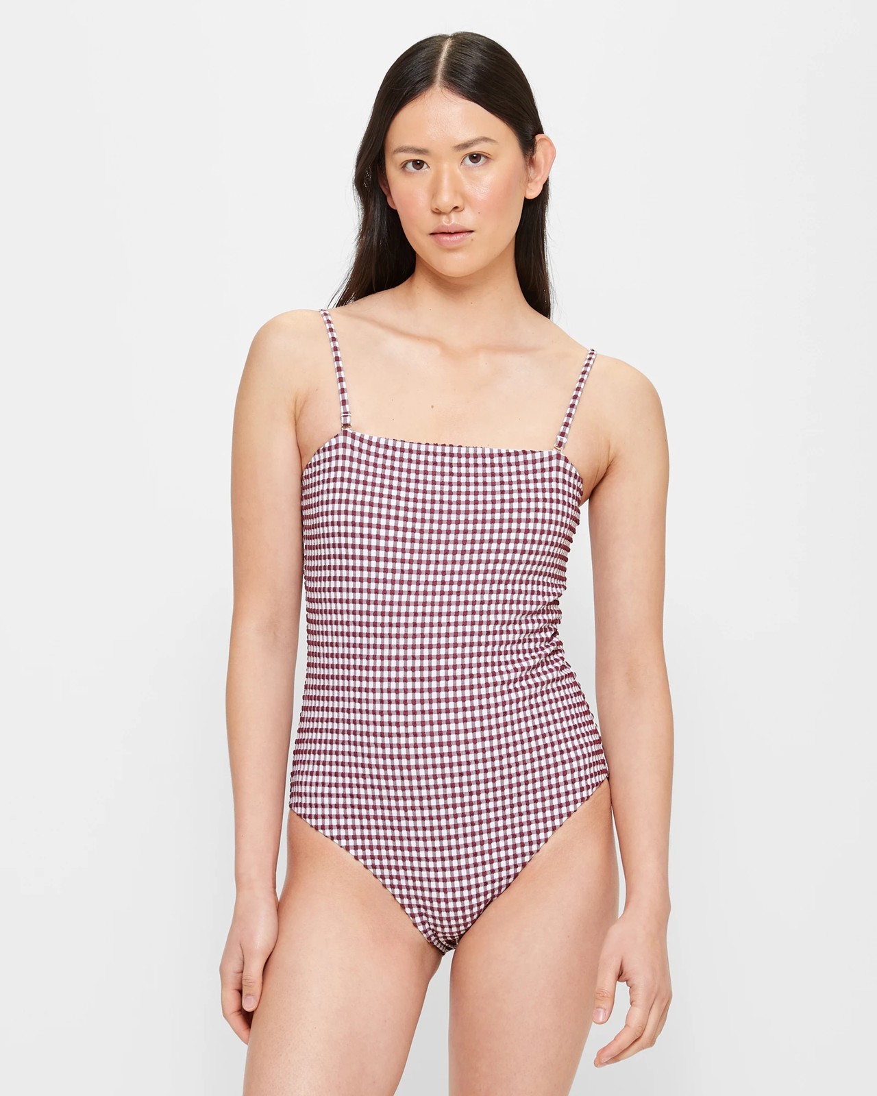 Gingham swimsuit sales target