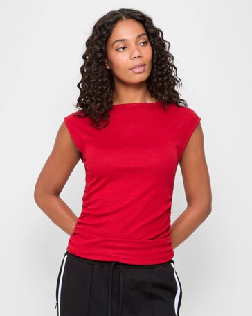 Gather Waist T-Shirt