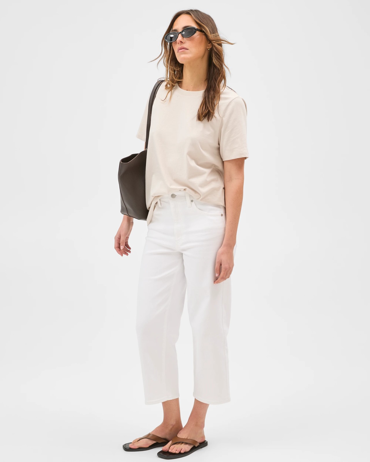 Tara Straight Cropped Denim Jeans 3 of 5