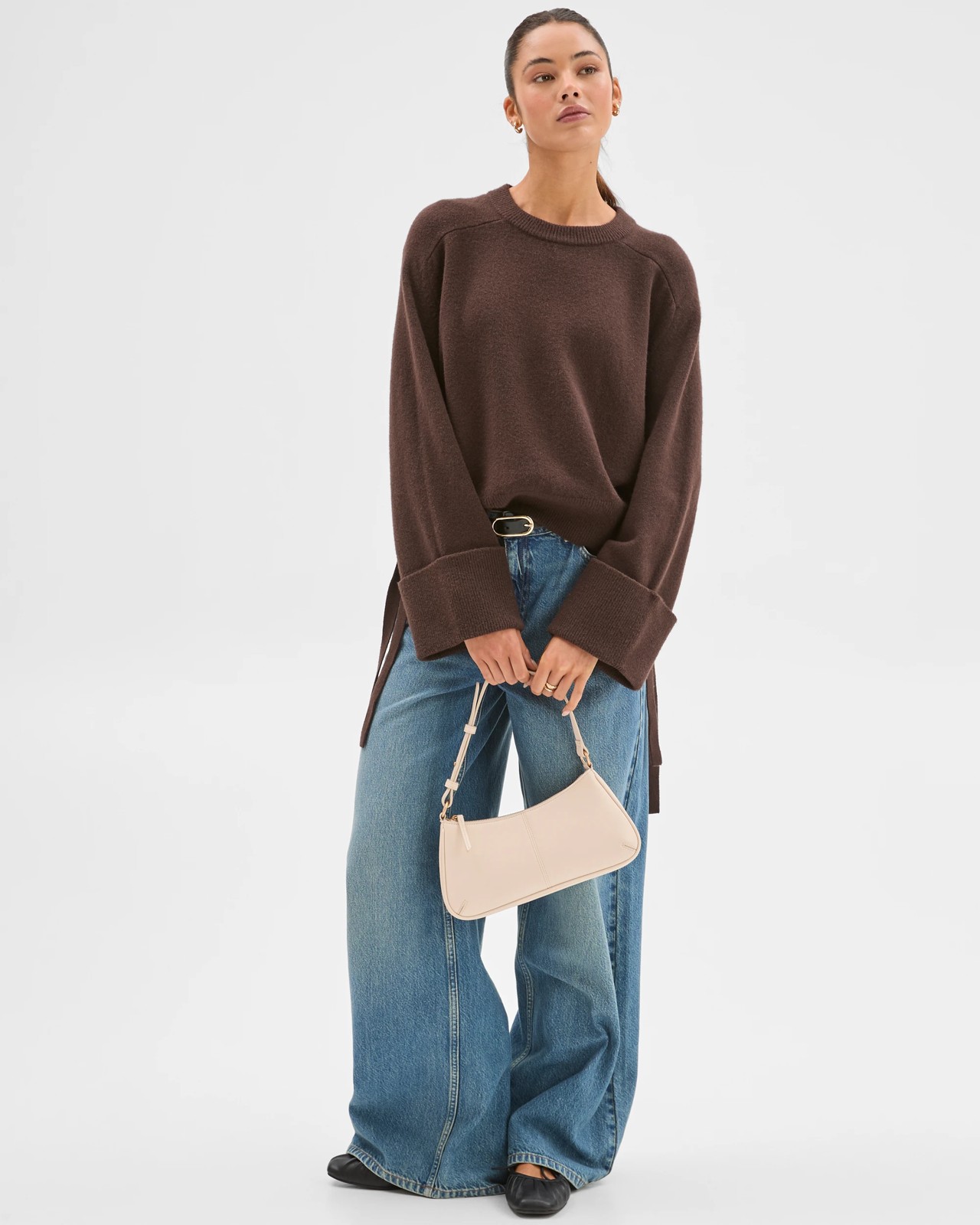 Lily Loves Gathered Detail Jumper - Truffle 2 of 6