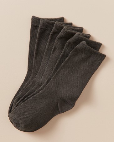 6 Pack Maxx School Crew Socks