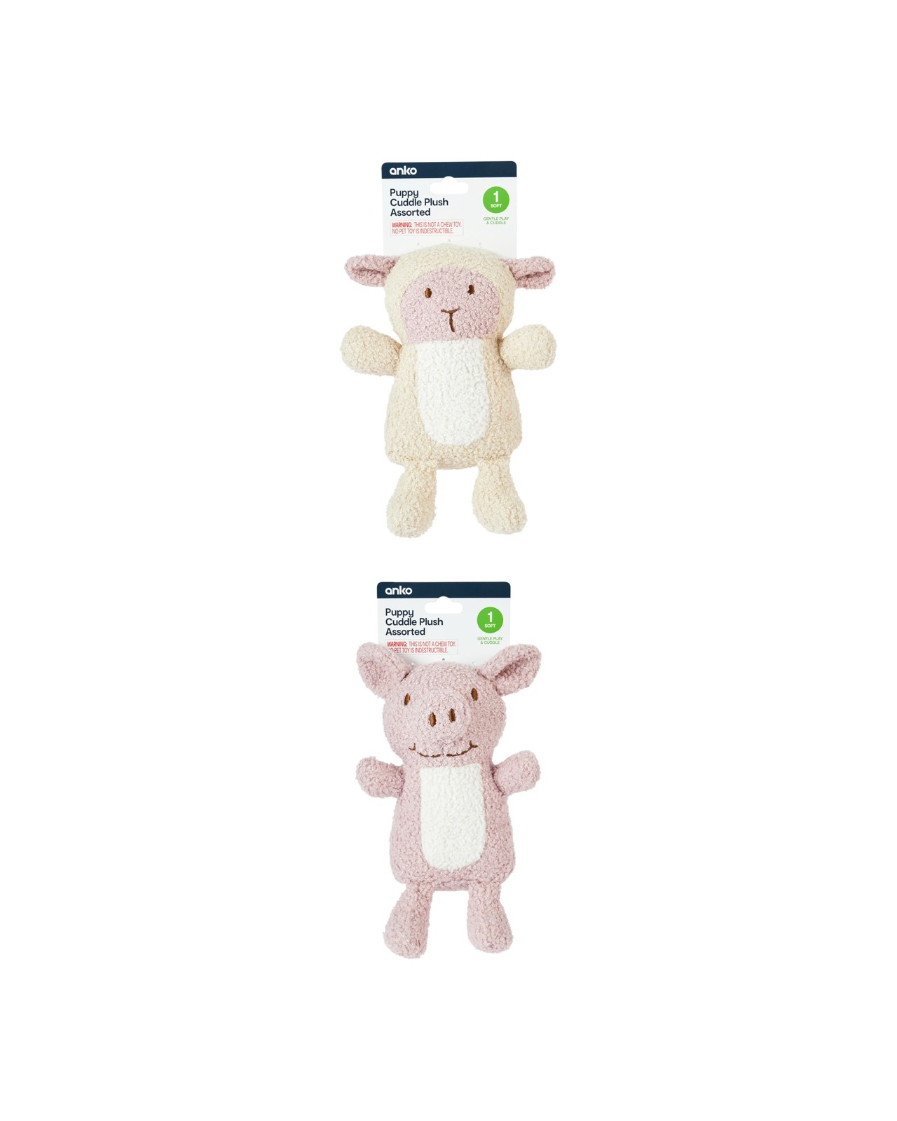 Anko Puppy Cuddle Plush Toy - Assorted 3 of 3