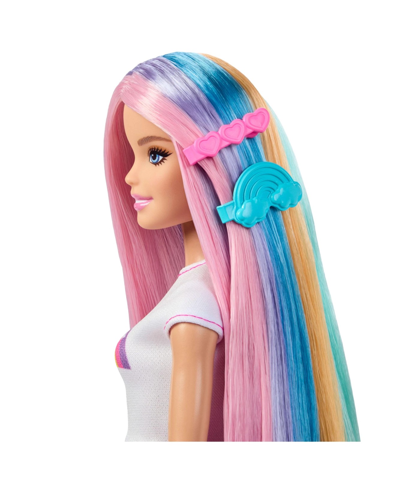 Barbie Rainbow Sparkle Hair Doll with Extra-Long Hair and Accessories 4 of 6