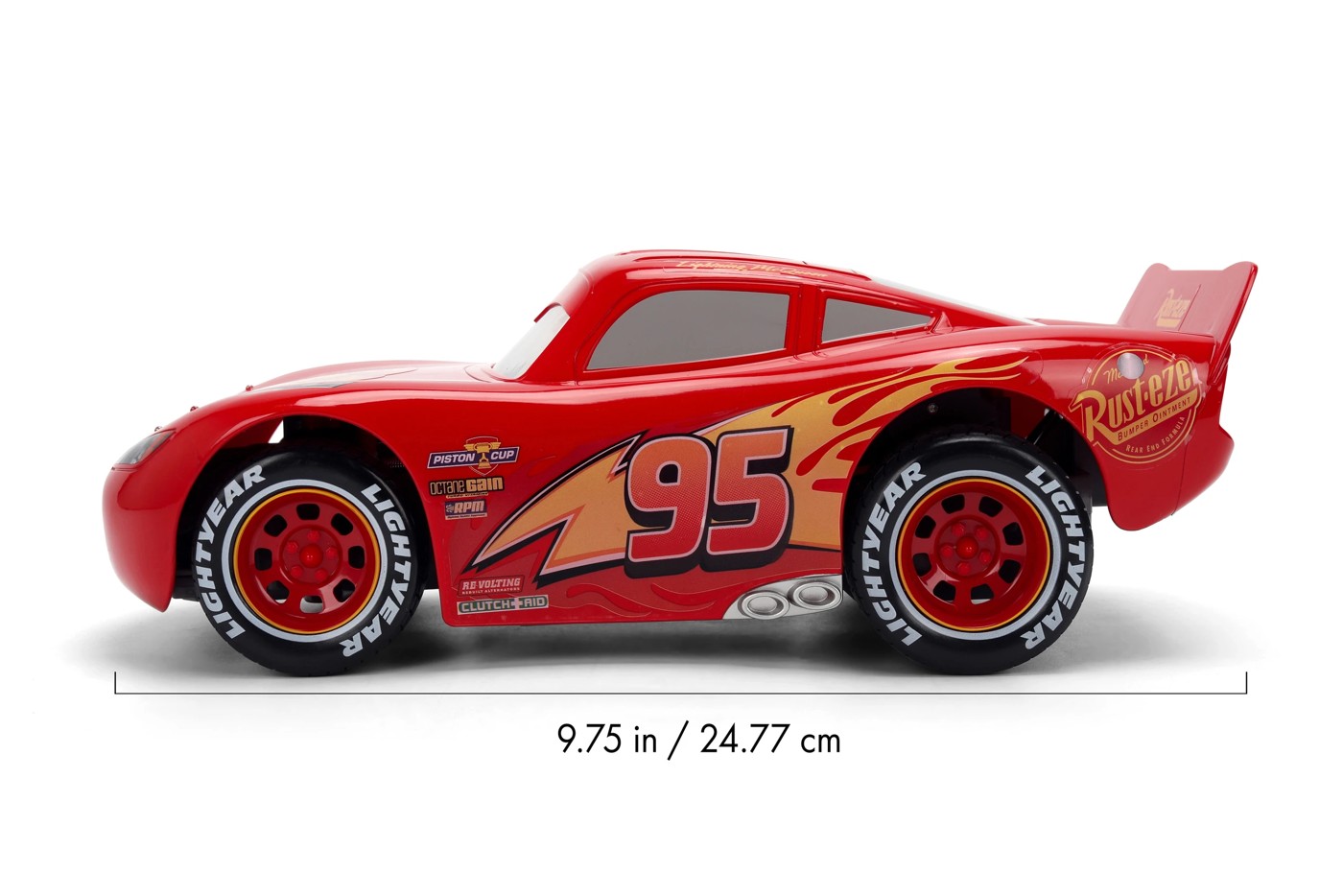 Disney Pixar Cars Lightning Mcqueen 1:18 Animated RC 3 of 4