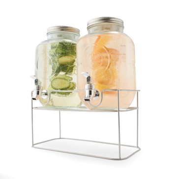 Anko Dual Drink Dispenser with Stand