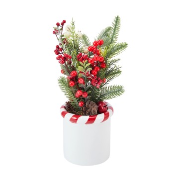 Christmas Artificial Berries in Pot - Anko