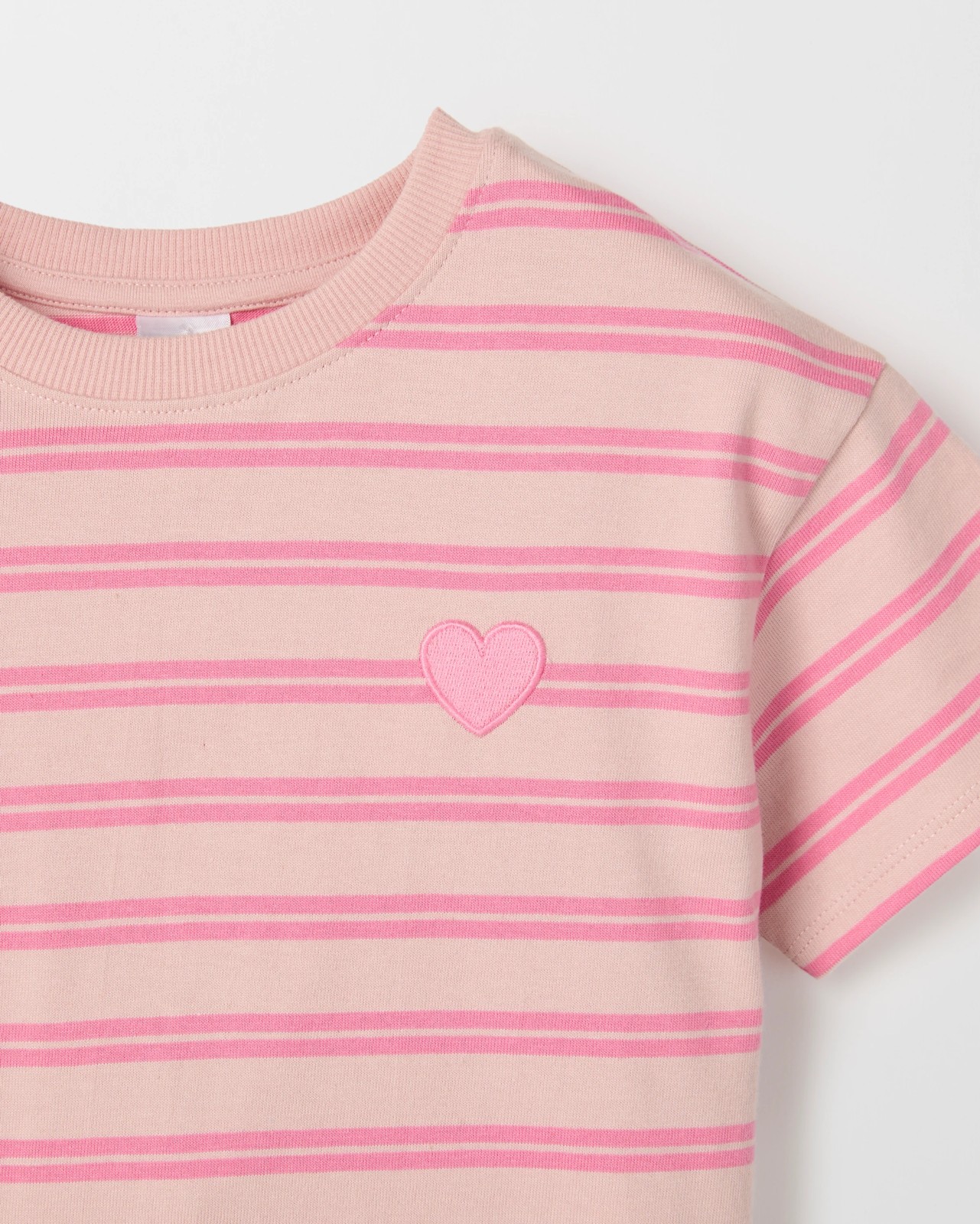 Australian Cotton Heavyweight Knit T-Shirt - Stripe 6 of 6